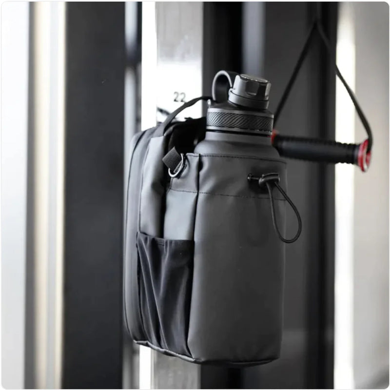 Magnetic Gym Bag with Bottle Holder