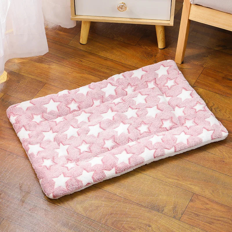 Pet Dog Bed All Season Warm Thick Sleeping Cat Nest Cushion Soft Pet Dog Sofa Mat Elastic Cat Bed for Medium Dog Accessories